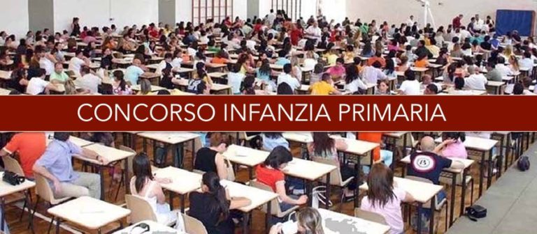 Concorso ordinario scuola dell’Infanzia e scuola Primaria