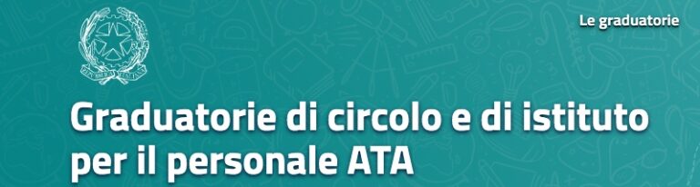 Aggiornamento graduatorie III fascia Ata triennio 2021/2023