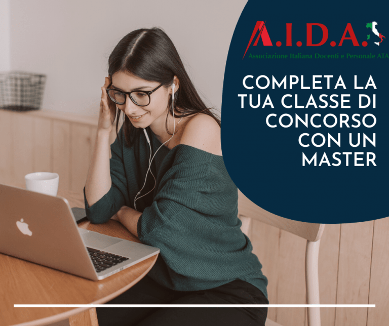 Completa la tua Classe di Concorso con un Master