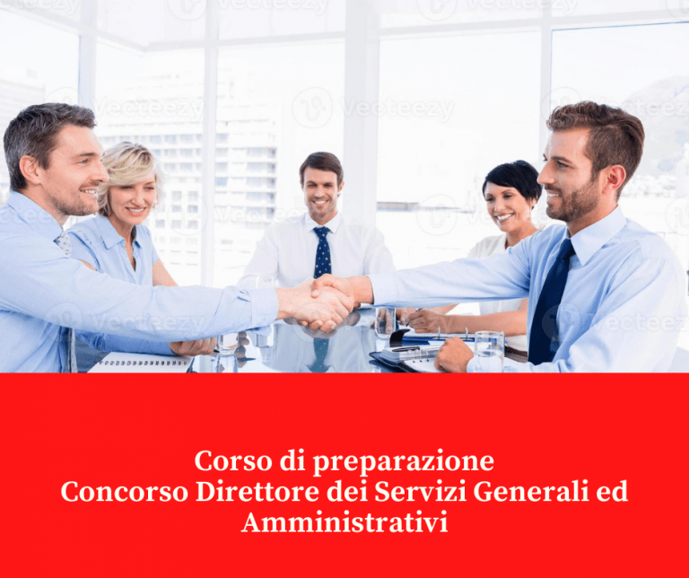 CONCORSO DSGA CORSO DI PREPARAZIONE